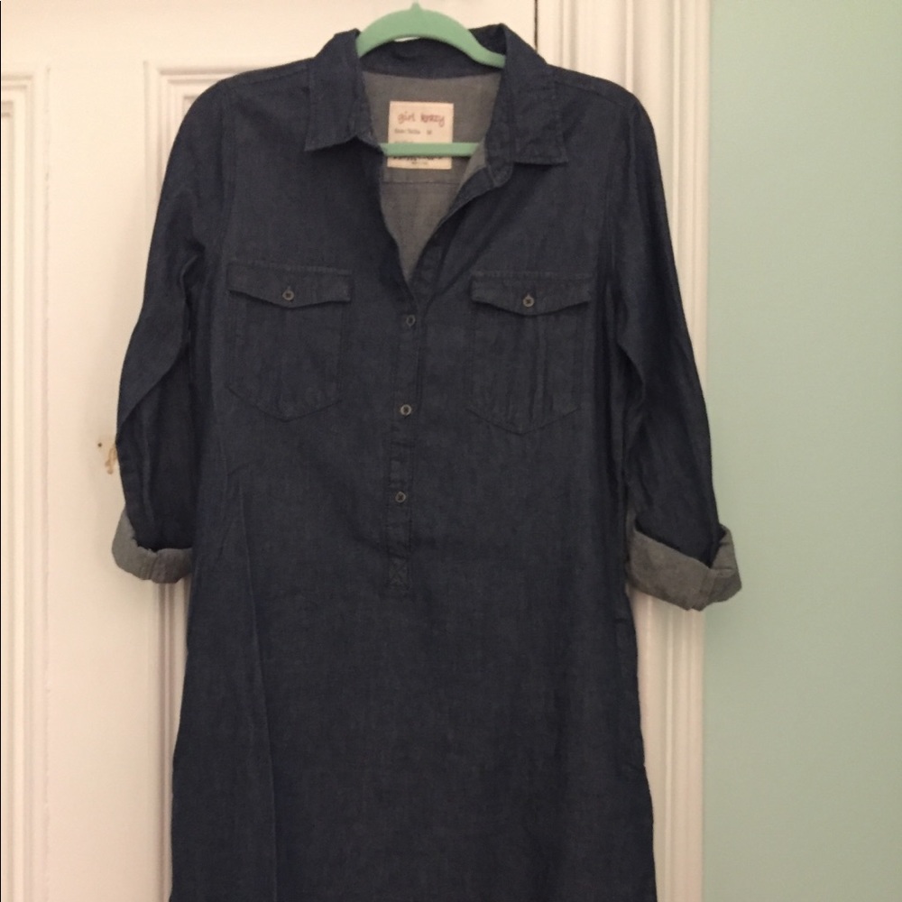 Girl Kraft Jean Dress. Size Medium.